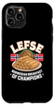 iPhone 11 Pro Lefse Norwegian Breakfast If Champions - Norway Food Case