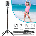 Selfie Stick Tripod Remote Desktop Stand Cell Phone Holder for iPhone Samsung