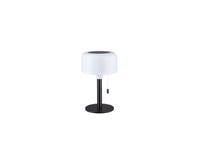 Paulmann - Bartja Solcelle Bordlampe w/USB-C 3-step Dim. IP44 Svart