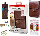 Housse Kit Cuir Marron Legend Zelda New 2DSXL,New 3DS,New 3DSXL,DSIXL,3DS,PowerA