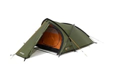 Vango Hydra 200 Trekking 2 Man Tent [Amazon Exclusive] , 5000mm HH, Semi-Geodesic Design with Alloy Poles for 2 People, Lightweight, Camping, Pine