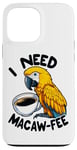 iPhone 13 Pro Max Gold Macaw Macaw-Fee Coffee Lover Case