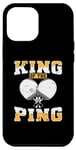 Coque pour iPhone 12 Pro Max King of The Ping Pong Louche de tennis de table