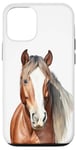 Coque pour iPhone 12/12 Pro Majestic Horse – Hommes, femmes et petites filles, équitation, couleur