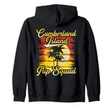 Cumberland Island Trip Squad Summer Vacation Island Zip Hoodie