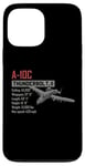 Coque pour iPhone 13 Pro Max Avion américain A-10C Thunderbolt II