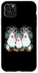 iPhone 11 Pro Max Funny Chicken Art Crazy Chicken Family Chicken Lover Farmer Case