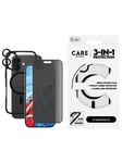 CARE by PanzerGlass Flagship 3-in-1 Privacy Bundle iPhone 16