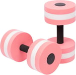 Trademark Innovations Lot de 2 haltères d'exercice Aquatique pour aérobic Aquatique Rose