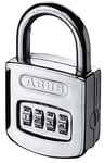 ABUS Combination Lock 160/50HB50 - Padlock with High Shackle and Individually Adjustable Combination Code - 35838 - ABUS Security Level 6 - Silver