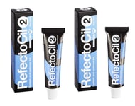 RefectoCil - 2 x Eyelash and Eyebrow Color Blue Black 2