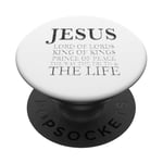 Jesus Lord of Lords King of Kings Prince of Peace Way Truth PopSockets Swappable PopGrip