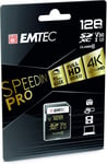 ECMSD128GXC10SP - Carte SD - UHS-I U3 - Classe 10 - Gamme Speedin - avec adaptateur Ultra Haute Performance - Vitesse de lecture jusqu'à 95MB/S - 128 Gb(Q304)