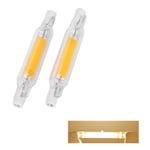 Sjlerst - Ampoule R7S led 78mm Dimmable, 5W Ampoule led R7S 78mm cob Lampe, R7S led Bulbs Remplace les Ampoules Halogènes R7S