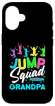 iPhone 16 Jump Squad Grandpa Trampoline Bounce Birthday Trampolining Case