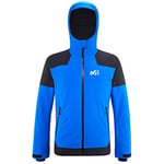 MILLET - Roldal III Jkt M - Veste de Ski Homme - Membrane Dryedge Imperméable et Respirante - Ski, Ski de randonnée - Noir/Bleu, S