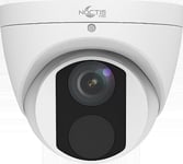 Noctis Pro 8MP External IP ONVIF Network CCTV Turret Camera with 30m IR and 2.8mm Fixed Lens - White