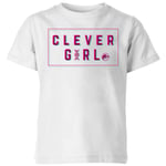 Jurassic Park Clever Girl Kids' T-Shirt - White - 7-8 Years