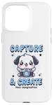 iPhone 15 Pro Max Cute Camera Dog Photographer Photo Capture & Create Puppy Case