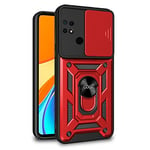 Coque Cool pour Xiaomi Redmi 9C / 10A Hard Ring Rouge