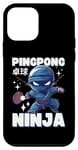 Coque pour iPhone 12 mini Ninja amusant de ping-pong