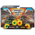 Monster Jam Series 28 Grave Digger Vs Max-D Die-Cast Vehicle 1:64 Scale