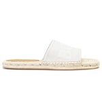 BOSS Homme Madeira-s_Slid_jqlg Sandale Cage Espadrille, Blanc Ouvert 131, 39 EU