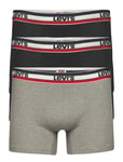 Levis Men Sprtswr Logo Boxer Brief Boxerkalsonger Black Levi´s