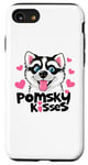 Coque pour iPhone SE (2020) / 7 / 8 Funny Pomsky Lover Kisses Puppy Dog Mom Pomskies