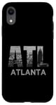 Coque pour iPhone XR City of Atlanta Georgia Skyline City of Atlanta Paysage urbain ATL Home