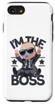 Coque pour iPhone SE (2020) / 7 / 8 Baby Boss « I'm The Boss » Retro Like A Boss Kids