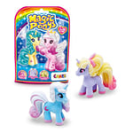 CRAZE Magic PONYS - 1x Figurine de Poney avec Tatouages Magiques & Accessoires, 18x Poneys Magiques à Collectionner, Figurines pour Enfants de Petit poneys