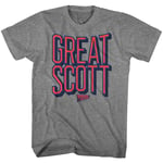 Back To The Future - Great Scott 2 - Short Sleeve - Heather - Adult - T-Shirt