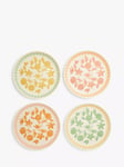 John Lewis Orangery Melamine Dinner Plate, Set of 4, 25.5cm, Multi