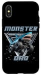 iPhone X/XS Shark Monster Truck Dad Monster Truck Are My Jam Truck Lover Case