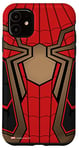 Coque pour iPhone 11 Marvel Spider-Man No Way Home Spider Costume Rouge