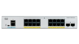 CISCO – Refurb/Cat1000 16p GE Ext PS 2x1G SFP (C1000-16T-E-2GL-RF)