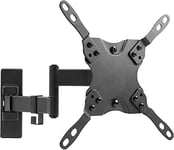 VIVO Full Motion TV Wall Mount for 13 to 42 inch Flat Plasma Screens, VESA Bracket Stand with Tilt and Swivel, Black, MOUNT-VW06