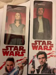 Star Wars The Last Jedi First Rey and Captain Poe Dameron 12 inch Figure sets