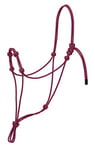 Silvertip Weaver Leather Licol en Corde à Quatre nœuds, Rose/Noir, Taille Moyenne
