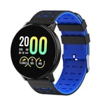 Montre Connectée IP68 Étanche Suivi Santé Appels Notifications Multisport Bleu YONIS