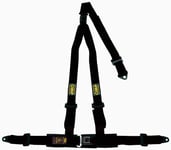 OMP DA509 StraDA 3' Road Harness 3-Point 2" Straps Bolt-In - Red Or Black