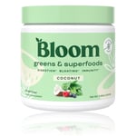 Bloom Nutrition Super greens powder smoothie and juice mix Coconut 184.5g