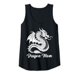 Womens Dragon Mom Tee Fantasy Mother Mythical Mama Mummy Dragons Tank Top