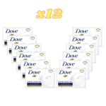 12x Dove Beauty Cream Bar Original Soap Bath Shower 90g 1/4 Moisturising Cream