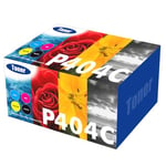 4 Pack CLT-P404C P404C K404S for Samsung C430w Toner Cartridge Xpress SL C480w C480fw C480fn C430 C480 C43x C48x CLT-K404S CLT-C404S CLT-M404S CLT-Y404S Black Cyan Yellow Magenta