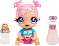 I Love U Glitter Babyz Dreamia Stardust Baby Doll with 3 Magical Colour chang...