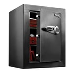 Master Lock Coffre-Fort Haute Sécurité Grande Capacité, Combinaison Électronique, 119 L, 70 x 55 x 50.2 cm