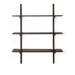 Ethnicraft - PI Wall Shelf - Varnished Mahogany - Dark Brown - 3 Shelves - Hyllor - designer_alain_van_havre - Brun - Trä