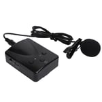 Clip‑On Recording Mic Fm Wireless Mic For Gaming Live Us Plug 100‑240V(Amp